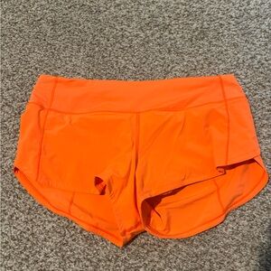 Bright Orange Athletic Shorts